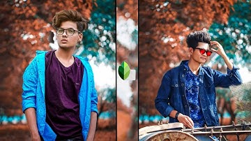 Snapseed Dual Colour Tone Photo Editing || Snapseed  Background Change Photo Editing| Aaryan Editing
