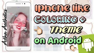 STRAWBERRY KISSED  COLORING + THEME TUTORIAL ON ANDROID | Astha Aesthetics 🌸 screenshot 1