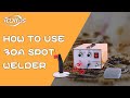 How to use 30a jewelry spot welder