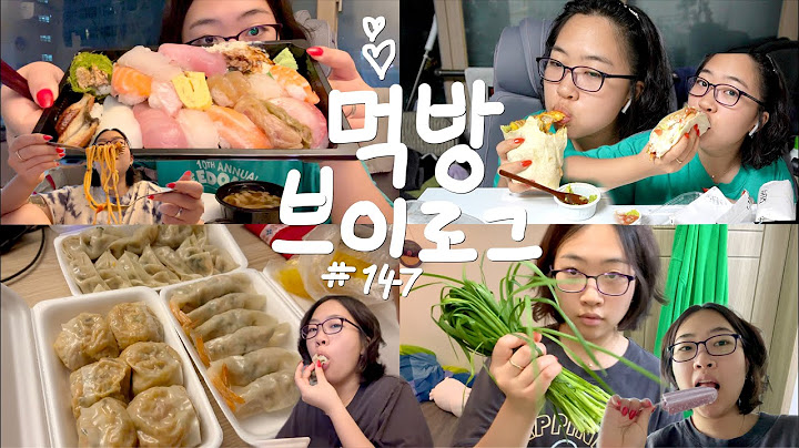 나트륨 올려 나트륨 내려 | 대왕 부리또, 새우 타코, 모둠 초밥, 고기 새우 만두, 인절미 빙수, 아이스크림, 스파게티, 크림파스타, 메론 소금빵 | 먹방 브이로그 #147