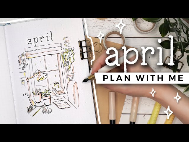 PLAN WITH ME | April 2020 Bullet Journal Setup
