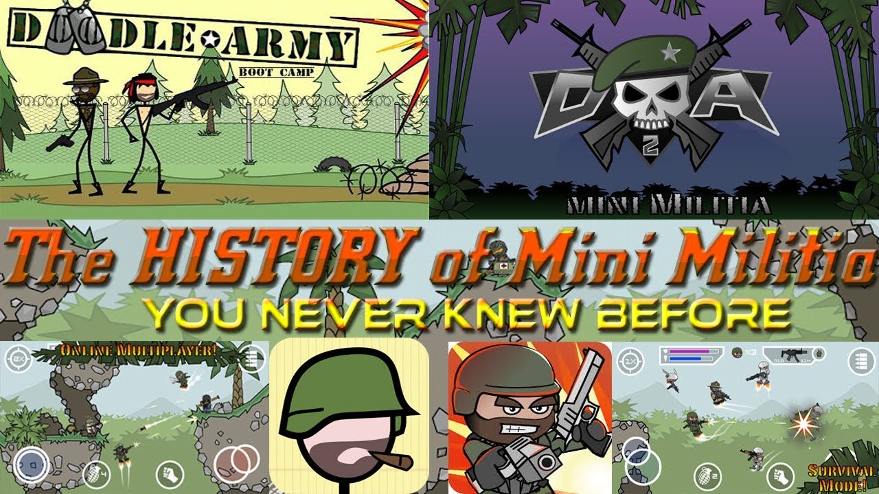 The History Of Mini Militia 11 17 6 Year Timeline Youtube
