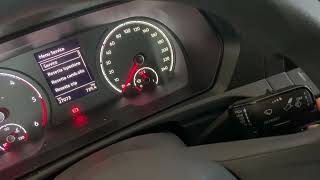 Volkswagen Caddy 2023. How to reset Oil and Inspection light. Azzerare service.