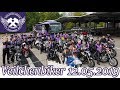 Veilchenbiker - Begleitfahrt des Mannschaftsbusses vom FC Erzgebirge Aue am 12.05.2019