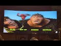 The Croods 2013 DVD Menu Walkthrough