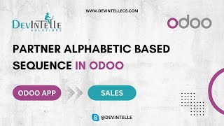 How To Create Partner Alphabetic Based Sequence in Odoo
