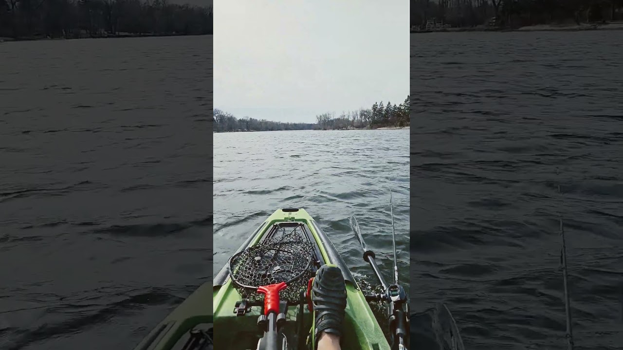 Motoring down the Milwaukee River in February 😁