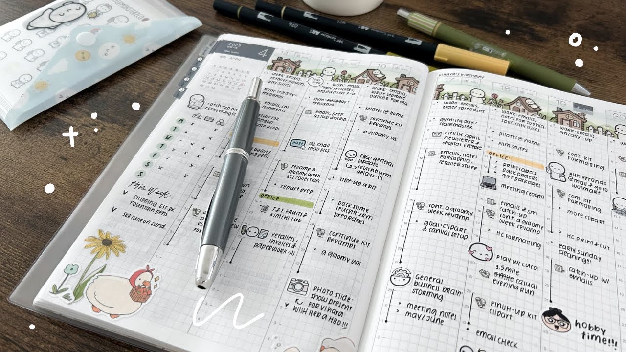 Weekly Plan With Me: Duck or Goose?? | Hobonichi Cousin