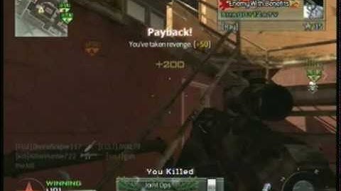 MW2 Random Semtex Throw Gets Triple Kill