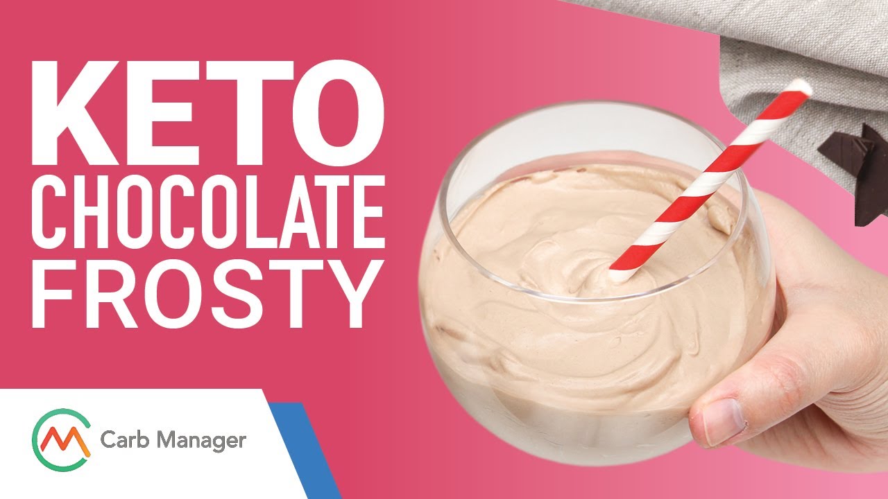Keto Chocolate Frosty Recipe Low Carb Sugar Free Dessert Youtube