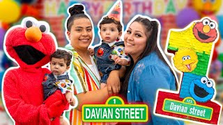 Davian’s 1st Birthday Party! Sesame Street Themed 💚💙💛❤️