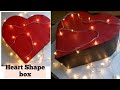 DIY || Heart Shape Gift Box Tutorial || Gift Box For Valentine&#39;s Day