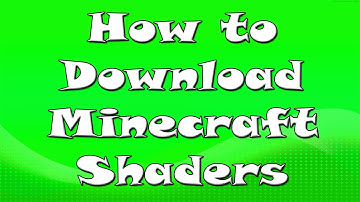 How to Install Shaders | Minecraft 1.8