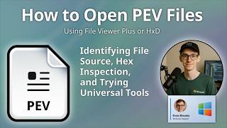 How to Open PEV Files (Uncommon Format)