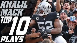Oakland raiders defensive end khalil mack put himself in the race for
player of year 2016. check out star's top plays. subscribe to nfl:...
