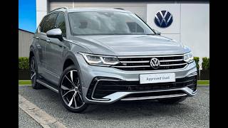 Approved Used Volkswagen Tiguan Allspace 2.0TDI 200 4Motion R-Line DSG in Pyrite SIlver - CX24OGJ