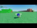 (OLD) I made a sonic game on roblox!