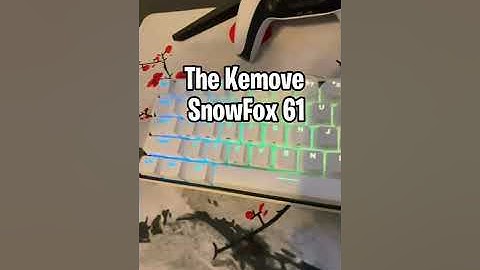 Kemove Snowfox Mechanical Keyboard Unboxing by ej.officiall