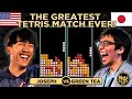Greatest Classic Tetris Match EVER! Greentea vs. Joseph EPIC 2019 CTWC Quarterfinal FULLSCREEN