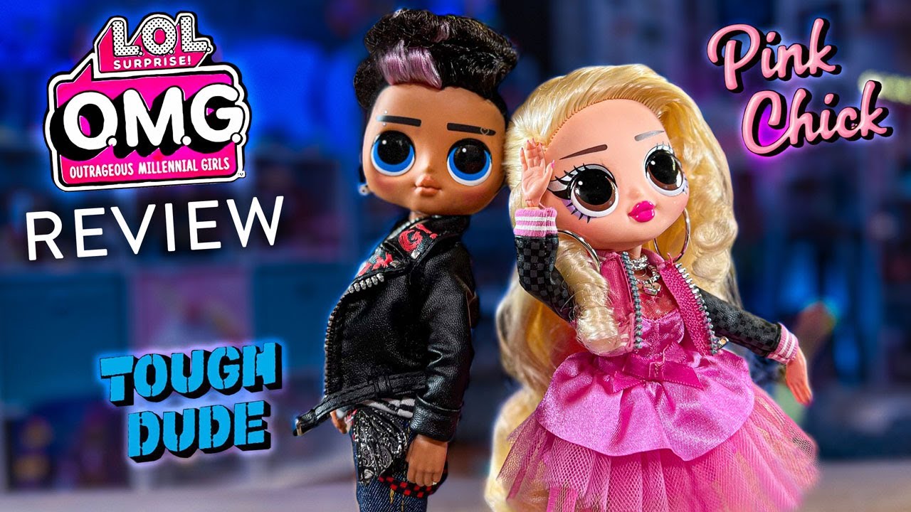  L.O.L. Surprise! OMG Movie Magic Fashion Dolls 2-Pack Tough  Dude and Pink Chick with 25 Surprises Including 4 Fashion Looks, 3D  Glasses, Accessories and Reusable Playset - Great Gift for Ages