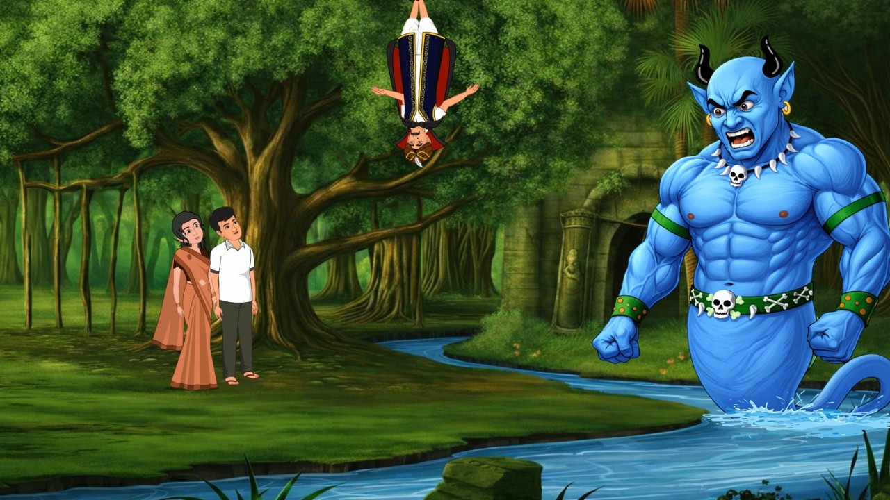 गरीब व्यक्ति घमंडी जिन और लालची जादूगर | in Hindi | Bedtime Stories | Hindi Kahaniya