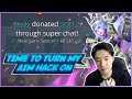 I turned my aim hack on for donation.. XD | MLBB