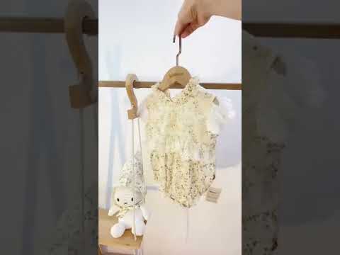 Baby Romper Lace Floral Design With Hat Grab it now while stock last —— #geniusbabyhouse