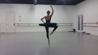 Sophia Lucia Working On Turns En Pointe