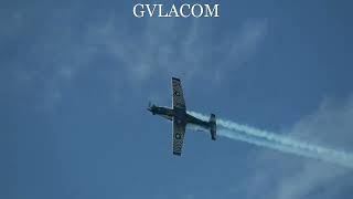 Hellenic Air Force T-6A Daedalus Demo Team at Faliro Airshow