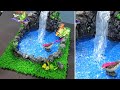 Best out of waste beautiful waterfall making at home