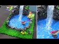 Best out of Waste /Beautiful Waterfall making at home