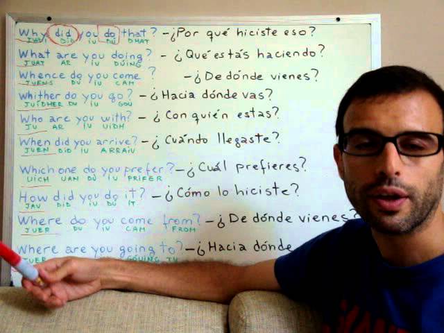 Curso de inglés 99 -Question Words-Oraciones y ejemp 1/2 - YouTube