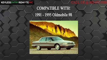 How To Replace Oldsmobile 98 Key Fob Battery 1991 1992 1993 1994 1995