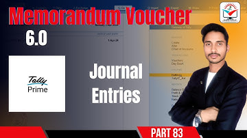 Memorandum Voucher Entries  in Tally Prime By Kuldeep Sharma ( Tally Prime Course Part 84 )