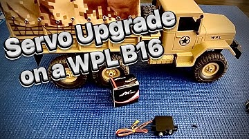 How to install a servo on a WPL B16