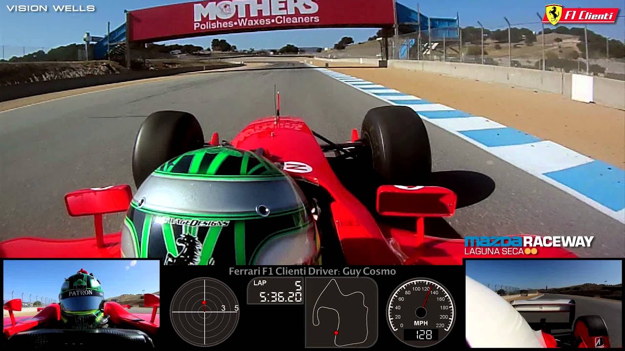Laguna Seca Raceway >> Guy Cosmo: 2003 Ferrari Formula 1 / F1 Cliente Guest Drive ... Laguna Seca Raceway >> Guy Cosmo: 2003 Ferrari Formula 1 / F1 Cliente Guest Drive ...