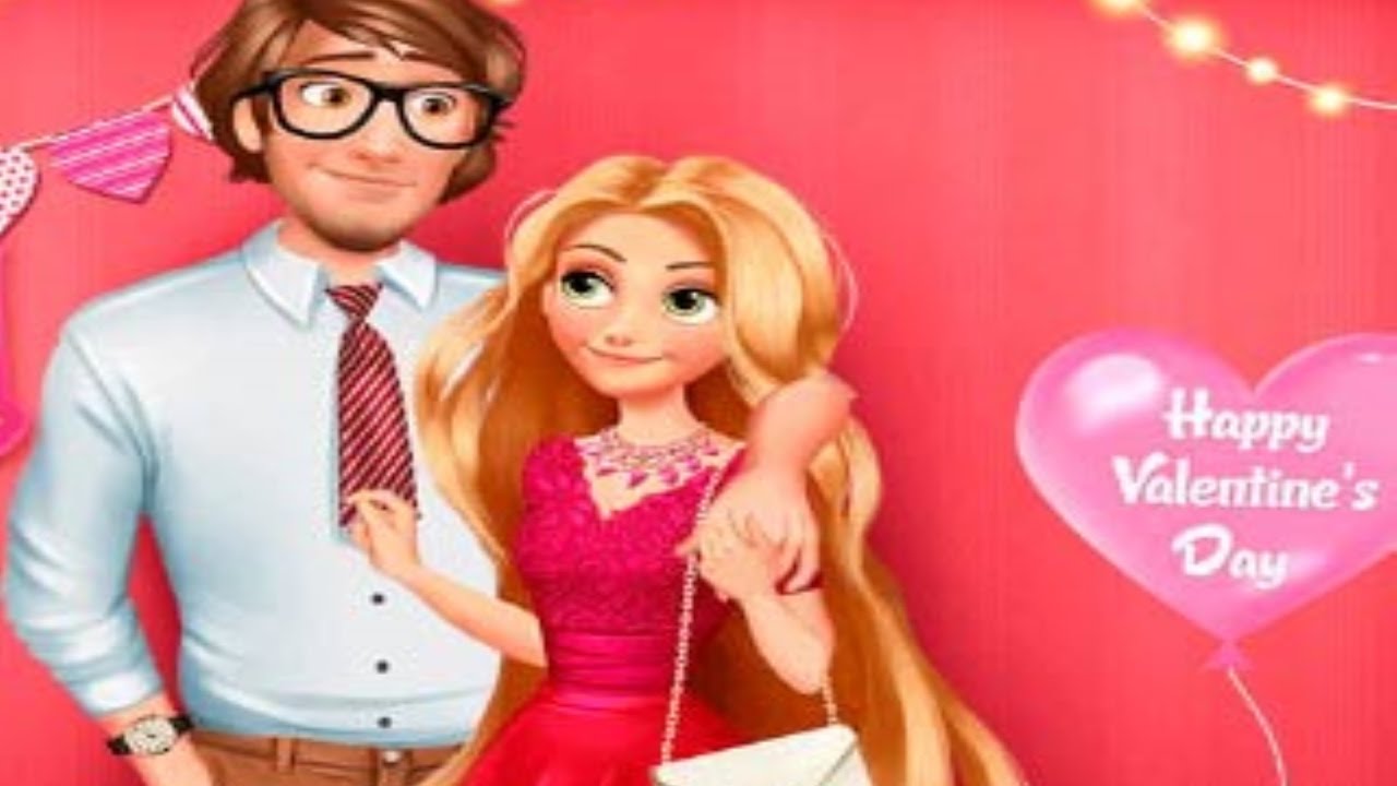 Rapunzel Be My Valentine Dress Up Game for Kids YouTube