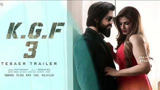 KGF CHAPTER 3 movie official trailer Hindi // rocking___star__yesh___ravina tandan__#movies #Kgf3