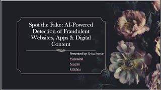 Spot the fake -CipherCop Hackathon MVP Demo Video