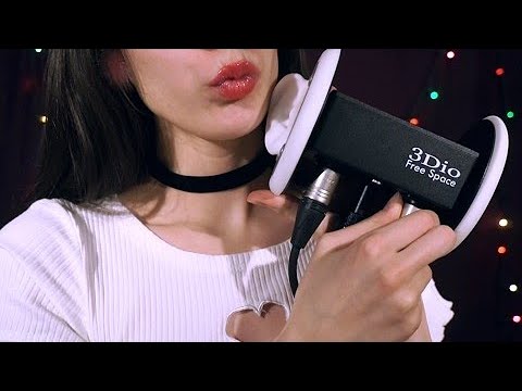 ASMR Ear Cupping & Kissing Sounds 💋 3Dio Binaural ♥ [RECOVERED VIDEO]
