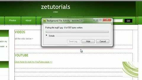 How to Upload a Website to the Web   Dreamweaver CS4