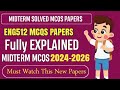 ENG512 Midterm MCQs 2026 || ENG512 Midterm Past Papers || ENG512 Midterm Preparation 2026