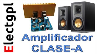 Amplificador de Audio en Clase A con transistores de potencia