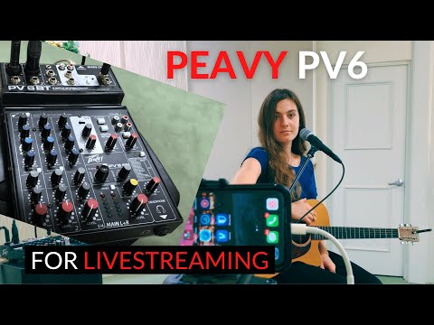 Livestreaming for Musicians: How to Connect the Peavy PV6 to Your Smartphone