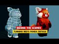 Behind the scenes turning reds panda details  turning red  io9 3danimationinternships