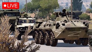 Ukrainian Troops Annihilate Russian Military Convoy - Arma 3