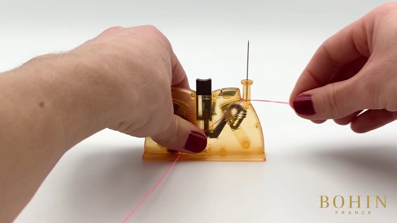 Super enfile aiguille Easy needle threader BOHIN France YouTube