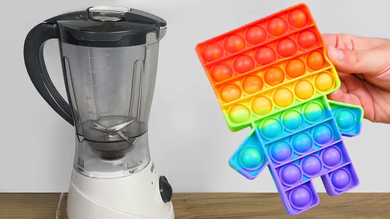 Эксперимент: Поп ит внутри блендера