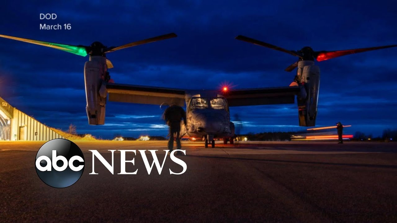 ⁣4 dead as US Marine Osprey aircraft crashes in Norway