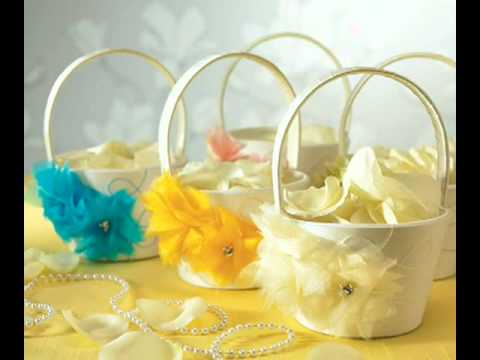 Wedding Ceremony Accessories Flower Girl Baskets Youtube